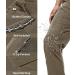 Natuvenix Men's Hiking Pants - Lightweight Water-Repellent Trekking Trousers Fast-Drying & Stretch Work Pants in Khaki (40W / 30L) - Buy Online on GoSupps.com