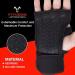 Fitness Force Ventilated Gym Gloves with Wrist Support for Men & Women - Ideal for Workouts, Weightlifting, Powerlifting - Large Black - Buy Online on GoSupps.com