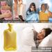 Durable 1.8L Rubber Hot Water Bottle - 2 & 3 Pack - Eco-Friendly Heat Bottles for Adults & Kids - Yellow Bed Bottle for Soothing Relief - Buy Online on GoSupps.com