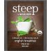 steep by Bigelow Organic English Breakfast Tea 20 Count (Pack of 6) Caffeinated Black Tea 120 Tea Bags Total - Buy Online on GoSupps.com