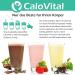 Calovital Premium Meal Replacement Shake - Gain Calories with Essential Vitamins & Minerals - 3 Set: Vanilla Strawberry Chocolate - Made in Germany - Buy Online on GoSupps.com