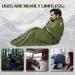 Mezonn Emergency Sleeping Bag - Lightweight Survival Gear for Outdoor Camping, Hiking - Keep Warm After Natural Disasters - Green-2P - Buy Online on GoSupps.com