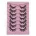 Korean Anime Lashes Japanese Asian Style Spiky Cosplay Manga False Eyelashes 3D Natural Look Mink Manga Lashes Wispy Doll Kawaii Makeup 7 Pairs(Anime Lashes01) Anime Lashes 01 - Buy Online on GoSupps.com