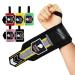 super NADIAK Wristbands-Professional Wrist Support Resistant Performing Cuffs-WristWraps Weightlifting,Bodybuilding,Powerlifting,Gym,Fitness,Crossfit,Calisthenics (Black/Yellow/Grey)  gray