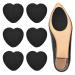 6 Pairs of Shoe Sole Protector Black Dot - Non Slip Pads for Shoes - Shoe Grips On Bottom of Shoes - Non Slip Shoe Slip Pads