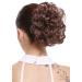 WIG ME UP - Q0147-25T33 hairpiece bun bun short voluminous braid curls butterfly clip blonde brown mix