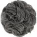 Shop Dark Gray Fine Hair Part with Rubber Band - Large Dutt Synthetic Hair Extension Ponytail for Women & Girls - 55g - Buy Online on GoSupps.com