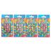 Vivace 4Pack 48Tips Color Changing Under Sun Fake Nails Artificial Preglued Junior Sticker Nails 11461 etc (Sun 1) Mixed Nail 3