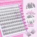 Shop FANXITON Natural Wispy DIY Lash Extensions - 108 Pcs Soft Clear Band Individual Lashes (9-11 mm) - Short False Eyelashes for Beautiful Looks - Buy Online on GoSupps.com