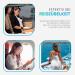 Acupressure Bracelet for Nausea Relief - Gray | Ideal for Pregnancy Travel & Seasickness | 2-Pack + Free E-book Download! - Buy Online on GoSupps.com