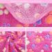 Paw Print Pet Blanket 6-Piece Set - Soft Fluffy Dog Cat Blanket for Small Animals - 60 x 40 cm - Brown/White/Pink - Buy Online on GoSupps.com