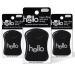 Hello Activated Charcoal Infused Floss Vegan Wax, Fresh Mint, Natural Peppermint Flavor, 3 Count Charcoal Floss 3pk