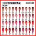 Maybelline Color Sensational Lipstick - Rosy Risk, Cream Finish, Hydrating Lip Color - Nude, Pink, Red, Plum - 0.15 oz - Buy Online on GoSupps.com