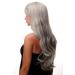 Buy WIG ME UP Grey Silver Black Long Straight Wig 70cm | Sexy Long-Haired Hairstyle | International Shipping Available - Buy Online on GoSupps.com