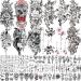 Yezunir 66 Sheets 3D Owl Tiger Flower Temporary Tattoos For Women Girls Arm Sleeve Thigh  Large Skull Lotus Snake Peony Rose Floral Temp Tattoo Sticker Adult  Fake Tattoos That Look Real and Last Long