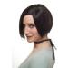 Buy Sexy Dark Brown Asymmetrical Bob Wig for Women | Short Hair Wig - 1248-4 | International Shipping - Buy Online on GoSupps.com