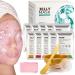 BR UN Peel-Off Jelly Mask Hydrating Premium Modeling Rubber Mask Spa Set - 10 Treatments (24k Gold  Lavender  Kiwi  Peppermint  Egyptian Rose  Matcha  Chamomile  Tea tree  Jazmine) 10T Classic kit