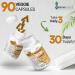 AzmaBiotech Turmeric Supplements for Joint & Gut Health 1050mg Curcumin with Black Pepper Ginger & Probiotics 10 Billion CFU Advanced Inflammation Relief Vegan Non-GMO 90 Veggie Capsules Made in Canada Tumeric Curcumin with Ginger & Black Pepper - Buy Online on GoSupps.com