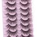 Angel Fox Eye Lashes Extensions - Fluffy 18MM Faux Mink Strip Lashes | Natural & Wispy Volume - Buy Online on GoSupps.com