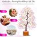 Rose Quartz Gemstone Tree - Handmade Feng Shui Figurine for Positive Energy & Prosperity | Reiki Healing Crystal Bonsai - Chakra Decoration Gift - Buy Online on GoSupps.com