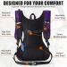 MIRACOL Insulated Hydration Pack with 2L Water Bladder for Men Women Kids - Purple Hydropack Bag for Running, Cycling, Hiking - Hydration Backpack for Rave Festival MTB Riding - Buy Online on GoSupps.com