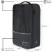 Golf Shoe Bag - Unisex Shoe Tote 13.75 x 7 x 4.5 Black | Heavy Duty Travel Organizer - Buy Online on GoSupps.com