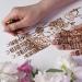 Reusable Henna Hand Template for Homemade Mehendi Art - White | Beginner Kit for Temporary Body Tattoo Practice - Buy Online on GoSupps.com