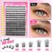 Cluster Lashes Kit - DIY Lash Extensions | wiwoseo DD Curl 8-16MM L-Cluster Lashes with Bond & Seal - Buy Online on GoSupps.com
