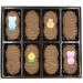 Philadelphia Candies Milk Chocolate Covered Nutter Butter Cookies Easter Faces Assortment Net Wt 8 oz Easter Faces Assortment 8 Ounce (Pack of 1)
