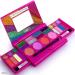 Kids Makeup Palette For Girl  Real Washable Kids Makeup - My First Princess Make Up Set Include 4 Blushes, 8 Eyeshadows, 6 Lip Glosses, 8 Glitter Glaze, Mirror, Brushes, Eyeshadow Wand - Best Gift
