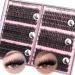 Goddvenus Lash Clusters 6 Styles Mixed 14-20mm Volume Eyelash Cluster Extensions 480pcs Fluffy Wispy Individual Lashes Waterproof DIY Eyelash Extension Cluster D Curl Faux Mink Eyelashes Clusters D-volume lash clusters