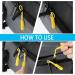 Comnico 56-Piece Zipper Puller Set - 28 Colors Nylon Replacement Zippers for Luggage Backpacks Handbags & More - Buy Online on GoSupps.com