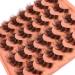 ALICE C Wispy Brown False Eyelashes - 14 Pairs DIY Lash Clusters for Fluffy Volume and Russian Strip Lash Extensions - Buy Online on GoSupps.com