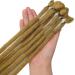 Buy No LIFE 10PCS Mustard Yellow Dreadlock Extensions - Crocheted Synthetic Faux Locs for Stylish Jamaican Punk & Reggae Hair - Unisex Braiding Wigs - Buy Online on GoSupps.com
