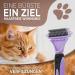 Pretty PAW Cat Brush - Gentle Hair Removal for Long & Short Hair Cats | Lavender Massage Brush for Soft Undercoat - Buy Online on GoSupps.com