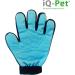 iQ-Pet Grooming Glove - 2 Sides: Rubber & Microfiber for Effortless Pet Care | International Shipping Available - Buy Online on GoSupps.com