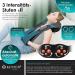 Kesser Neck & Shoulder Shiatsu Massage Device with Heat - 3D Massage for Back Legs & Feet - Portable Gray/Turquoise - Buy Online on GoSupps.com