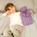 Samply 2L Hot Water Bottle with Knitted Cover - Hot & Cold Compress for Pain Relief - Purple - Buy Online on GoSupps.com