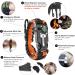 Shop Azengear Paracord Survival Bracelet - Fire Lighter Compass & Adjustable Size for Camping & Emergency Gear | Black & Orange - Buy Online on GoSupps.com