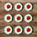 PRECUT Christmas Poinsettia Cupcake Toppers Christmas Edible Poinsettia Cake Decorations Christmas Cake Topper Xmas Cupcake Decoration Poinsettia Cake Decorations (12) - Buy Online on GoSupps.com