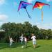 JOYIN Large Delta Kite Multi-Pack - Easy-to-Fly Huge Kites for Kids and Adults - Perfect for Outdoor Games and Activities - (1/2/3 Packs) Green/Purple/Orange - Buy Online on GoSupps.com
