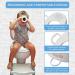 BISOO Potty Training Toilet Seat - Children WC Adapter - Baby Toilet Reducer - Safe and Comfortable - Compact and Portable - Blue Seat with Hanging Hook - Buy Online on GoSupps.com