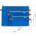 Mesh Zipper Pouch  6 PCS 3 Sizes  A4 A5 A6 Zipper Bags Clear Zipper Pouch Small Organizer Bag Zipper Folder Bag Cosmetic Bags Travel Storage Bag Color Blue Blue-6PCS - Buy Online on GoSupps.com