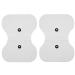 Syrtenty Snap TENS Unit Replacement Pads - Pack of 2 Reusabl Electrodes Patches for Electrotherapy & Therapy Stimulator Pad Set