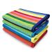 Ben Kaufman Colored Classic Multi-Color Stripe Beach & Pool Towel - Large Cotton Towel - Soft & Absorbant - Assorted Colors - 30" x 60" - 4 Pack