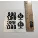 Queen of Spades BBC Only Temporary Tattoo Set - 39 Piece, 6 Sheets - Buy Online on GoSupps.com