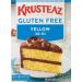 Krusteaz Gluten Free Yellow Cake Mix, 18 Ounce, Pack of 8