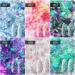 Mermaid Nail Sequins: Colorful Holographic Glitters for Nail, Face, Eyes, and Body Design (12) - Buy Online on GoSupps.com