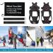 Tungsten Steel Ice Cleats for Shoes & Boots | Snow Grippers for Men Women Kids | Anti-Slip Crampons for Winter Fishing, Walking, Running | Size L (Men 8-11/Women 9.5-12.5) - Buy Online on GoSupps.com