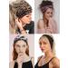 Boho Leopard Print Wide Elastic Headbands for Women | Multi-Colored Sport & Yoga Hair Bands - Buy Online on GoSupps.com